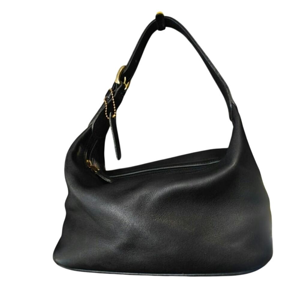 Vintage Black Coach Soho mini hobo #4145